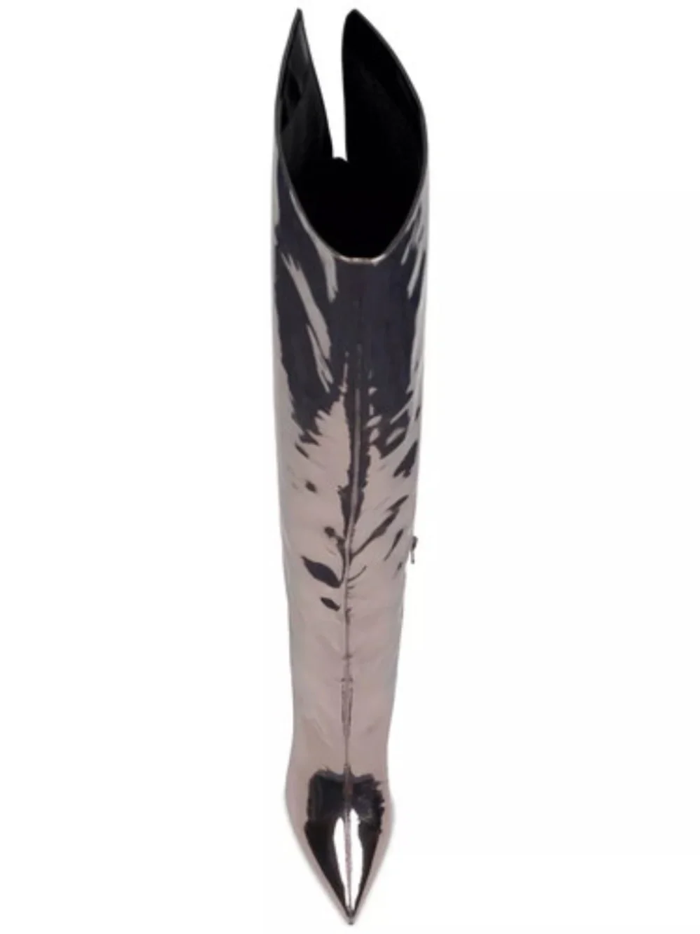 SEDONA Women's Metallic Pointed Toe Over-the-Knee Boots